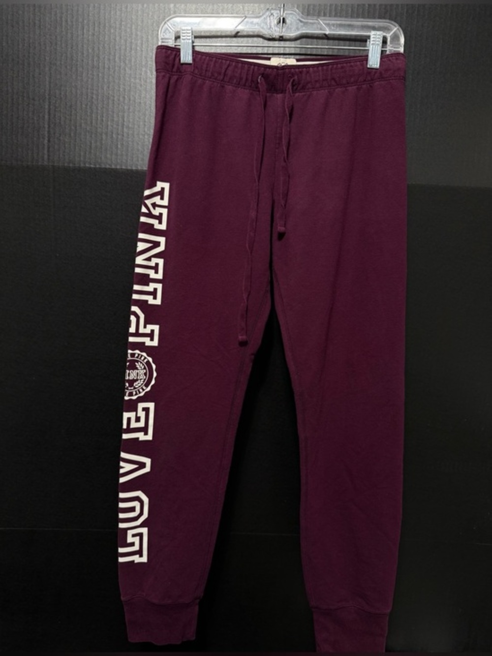 🍄PINK by VS Black Orchid Gym Pants Joggers